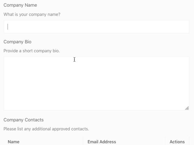 using-custom-company-contacts-checkout-fields – Easy Digital Downloads animated screenshot showing custom checkout fields example