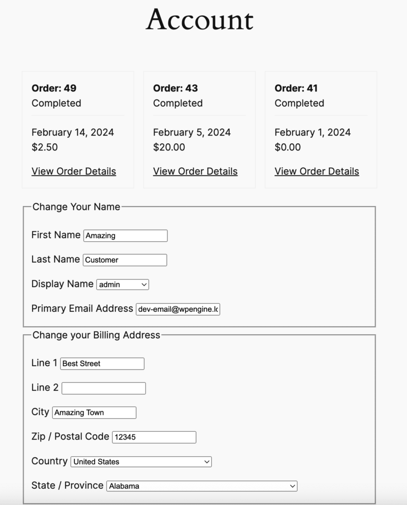 Account-page-view – Easy Digital Downloads