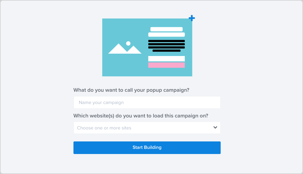 Creating an exit intent popup campaign for WordPress.