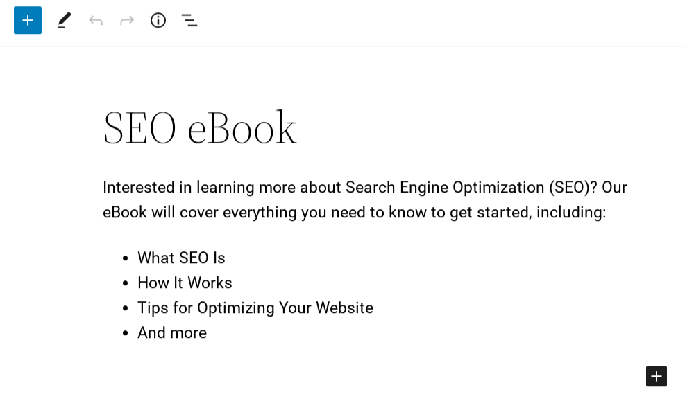 A title and description for an eBook download.