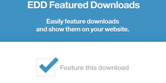 EDD Featured Downloads