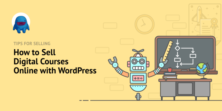 Illustration: A robot teacher – Easy Digital Downloads Illustration: A robot teacher