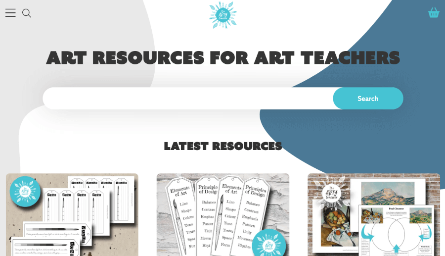 EDD Sample Site: The Arty Teacher