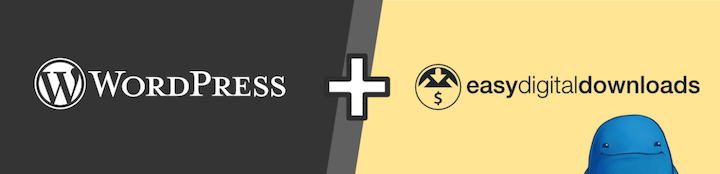 The combination of WordPress and Easy Digital Downloads to sell digital downloads online.