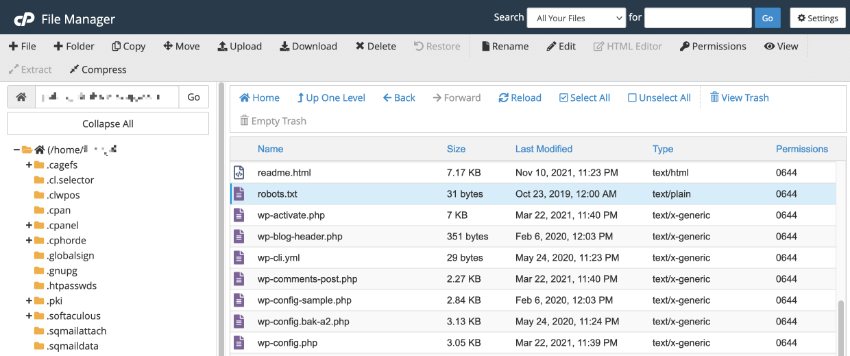 Screenshot: Protecting your digital products with robots.txt