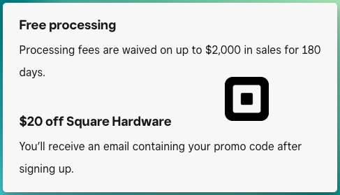 New Square account for free discount promo from Easy Digital Downloads.