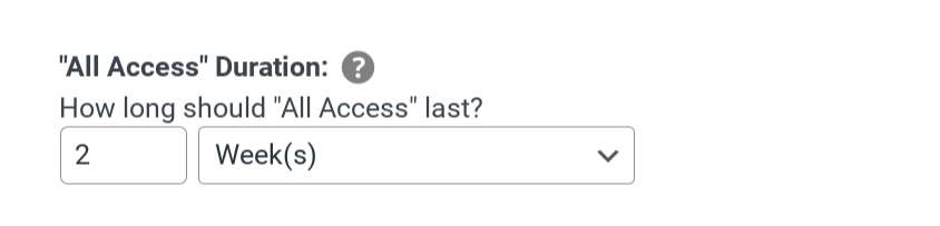 Creating a two-week trial in WordPress.